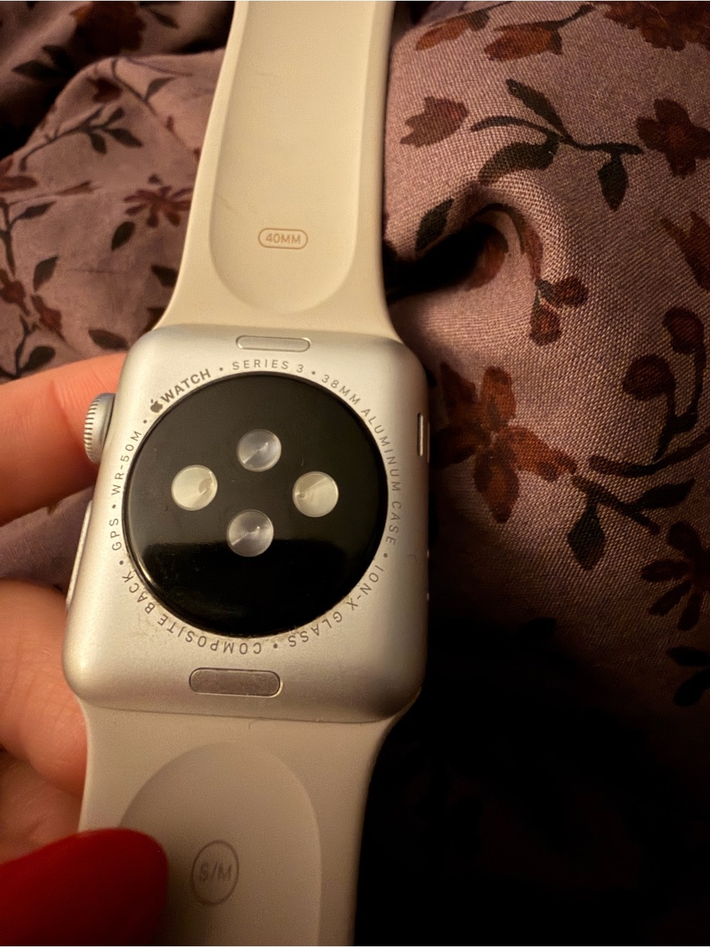 Apple Watch - White Sport Band Smartwatch - Picture 2 of 2